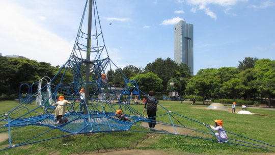 年長　園外保育①（幕張海浜公園）