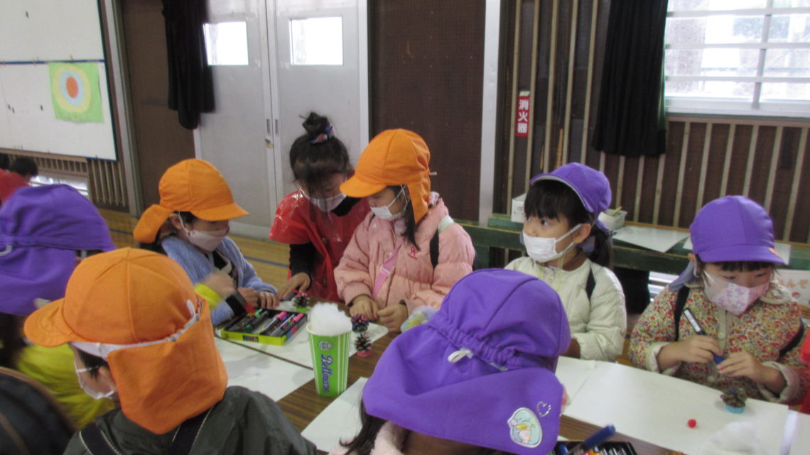 年長　小学校交流会②