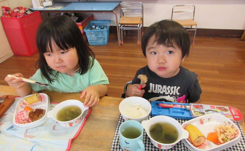 年少 保育風景③~給食~