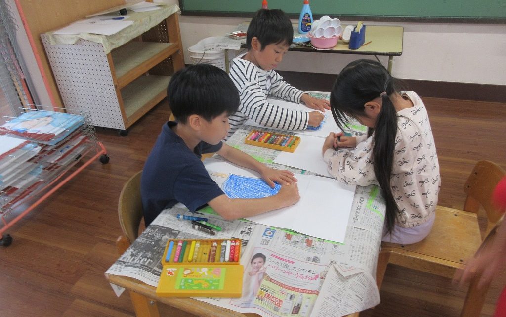 年長　芋ほり後・・・①