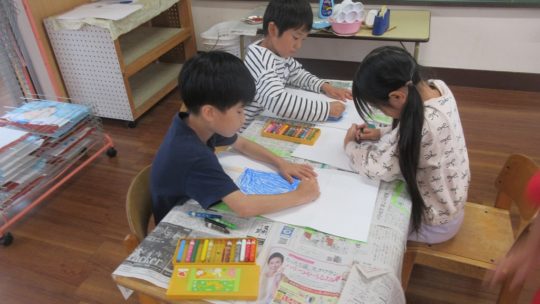 年長　芋ほり後・・・①