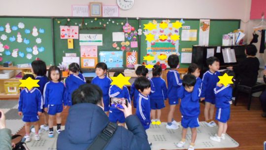 年少　保育参観①