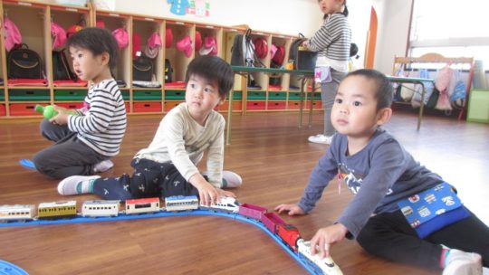 年少 園外巡り＆保育風景①